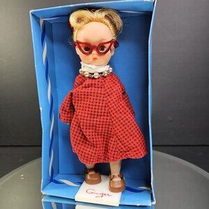 Vintage Cosmopolitan Ginger Doll All Original 7" with Original Box & Stand!